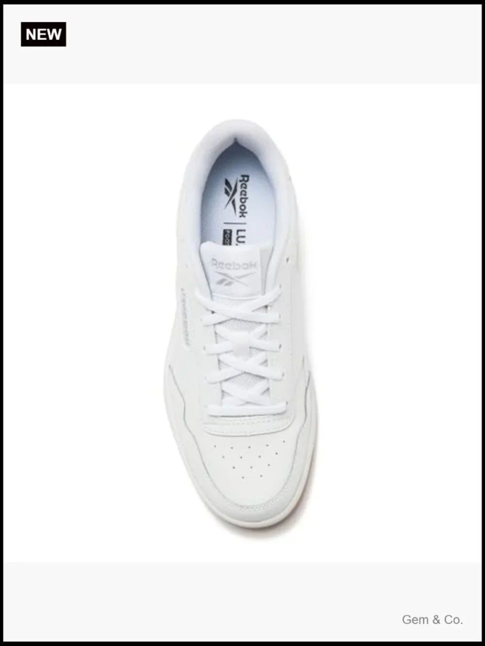 Classic Leather Fashion Sneakers with Padded Collar and Memory Foam Insole